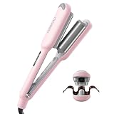 TYMO ROVY Compact Welleneisen für haare, Lockenstab große Locken geeignet für Anfänger, Sofortiges Wellen, 25mm Ionen Hair Curler für Lange kurze Haare mit 4 Temperaturen LED-Anzeige, Anti-Verbrennung