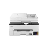 Canon MAXIFY GX2050 Tintenstrahldrucker 4-in-1 Multifunktionsgerät DIN A4 (Drucker, Scanner, Kopierer, Fax, ADF, 600x1200 DPI, WLAN, USB, 15/10 ISO-Seiten/Min., Duplexdruck, 250 Blatt Kassette) weiß
