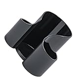 Platzsparender vertikaler Wattepad-Spender, Aufbewahrungsbox für Badezimmer, Theke, Organisation, Tupferhalter, Pad-Halter