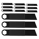 ibasenice 12 Stück Edelstahl Feuerstarter Kompakter Überlebensfeueranzünder mit Gezacktem Schaber Schneller Funkenstarter für Outdoor Camping Wandern und Notfälle