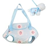 Katzentragetasche, verstellbar, tragbar, faltbar, Tragetasche, Tragetasche, für Camping, Wandern, Motorradausflüge, drinnen und draußen