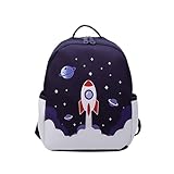 Schultasche Schulrucksack Mädchen Kindergarten Black Backpack Rucksack Junge Kids Schwarz Teenager Kinderrucksack 10L Viele Fächer Damen Klein Schul Ranzen 5 Klasse Für School Boys Wasserabweisend 4