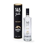 145 Vodka mit Geschenkverpackung | exklusiver polnischer Bio Vodka | 1 x 0.7l | DLG Gold Award 2022 | Red Dot Winner 2023