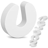 LeBone Premium Klemmschutz für Türen - 6 Stück Weiß - 2,3cm Ultra-Stark - Extra-Breit - Schaumstoff Türstopper als Kindersicherung Tür