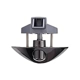 SAFIGLE Zinklegierung Druckknopf Schloss Bootsschloss Halbmondgriff Knopf Verriegelung mit Druckfunktion für Yacht Wohnmobil Tür Möbel