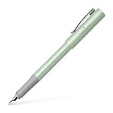 Faber-Castell 140964 - Füller Grip Pearl Edition, Feder B, mint, 1 Stück