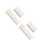 Supvox 2 Sätze Mit Grundzaun Mini-Zaun- Mini-landschaftszaun Holzzaun Mini-hausaccessoire Miniaturspielzeug Mini -gartendekoration Mini-hauszaundekore Khaki Hölzern 2 Stück * 2