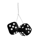 Carpoint 0510080 Plüschwürfel Schwarz