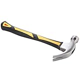 Hammer, Klauenhammer für die Holzbearbeitung, verschleißfest, hohe Härte, professioneller V-Typ-Kopf für Zuhause(500gr)