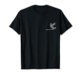 Kitesurfing Minimalismus Kitesurfer T-Shirt