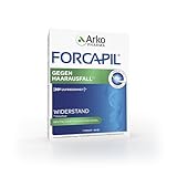 ARKOPHARMA - FORCAPIL® Gegen Haarausfall - Haar-Vitamine - Beugt Haarausfall vor - Stärke - Glanz - devitalisierte Haare und Nägel - Venushaar - Biotin - Ab 15 Jahren - 30 Tabletten