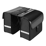 SANRLO 28L Fahrradsatteltasche mit wasserdichtem Regenträger für Fahrräder, Gepäckträger, Gepäckträger, Gepäckträger, Gepäckträgertasche, Hecktasche