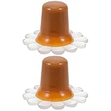 Hemobllo 2 Satz Regenschirmkappen Ersatzspitzen aus Robustem Material Schutzkappen für Sonnenschirme zur Reparatur und Kratzschutz Zubehör für Gartenschirme