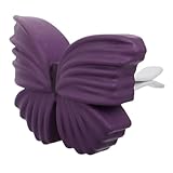 iplusmile Auto Aroma therapie clip auto Autoduftclip Schmetterling Dekoration Butterfly Deko für Auto Schmetterlings-Autodekorationen Schmetterling Auto Diffusor Gips Violett