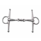 AMKA Knebeltrense Schenkeltrense doppelt gebrochen massiv Edelstahl Stärke 16 mm Ringe 45 mm