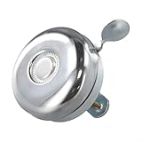 Fahrradklingel mit Retro-Charme für verschiedene Biking-Stile, einfache Installation an Elektro- und Falträdern (Silber)