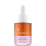 VENICEBEAUTY Hyaluronic Self Tan Drops Anti Aging (30ml) Selbstbräuner Gesicht – Konzentrat zum Mischen in die Gesichtspflege, für individuelle Bräune ohne Flecken, Gesichtsbräuner