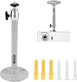 Zhenghebuy Projektor Halterung,Deckenhalterung Beamer,360 Grad Universal Beamer Halterung Beamer Wandhalterung für Mini Projektor,Digitalkamera,Camcorder,überwachungsgeräte