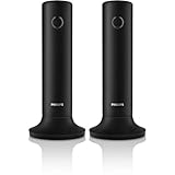 Philips 4000 Series Wireless landline Telephone M4502B/34 Black 1.6'' Design, bunt