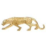 WAAZI Tierskulptur, modernes stereoskopisches Origami-Papier, Leopardenmodell, Tischtier-Kunstwerk for Zuhause, Korridor, Wohnzimmer, Büro