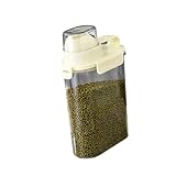 Luoyiyuan Stabile Lebensmittelaufbewahrungseinheit für Getreidegefäß, Trockenfutter, Versiegelungsbehälter für Küche, Speisekammer oder Reisen, Verwendung für Mehl- und Müslibehälter