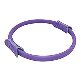 Abaodam Pilates Ring rutschfest Yoga Fitnessring mit Griff Ø Kompakt Langlebig für Damen Pilates Muskeltraining
