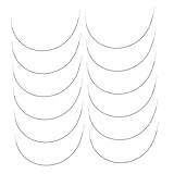 CLISPEED 25 Paare Edelstahl Bügelringe für Damenunterwäsche Rostfreie Unterwäsche Zubehör Stabile Bügel Ersatzringe Langlebig und Formstabil