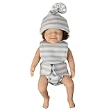 Jildouf Mini-Reborn-Puppen Ganzkörper-Vinyl-Silikon-Baby-Puppe 6 Zoll / 16 cm Reborn-Baby-Puppen Handgemachte lebensechte Neugeborene Reborn-Kleinkind-Geschenk-Spielzeug Reborn-Kleinkind-Puppen