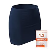 CFLEX Damen Variotube-Nierenwärmer, Shirtverlängerung, Minirock aus Baumwolle - Navy XL-XXL