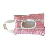 Tragbarer Spender, nachfüllbar, Wischtuchhalter, Babybox, Koffer mit Schleife, wiederverwendbar, Reisebehälter, Kinderwagen-Spender mit Schleifen-Motiv, hängend, Nassbehälter, nachfüllbar, Baumwolle