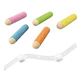 Sitzstange für Vögel | Kletterleiter für Nymphensittiche | Multifunktionale Sitzstange mit Saugnapf für Papageien, Wellensittiche, Nymphensittiche