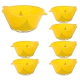 Mipcase 10 Stück Farbsiebe Kunststoff Mittel Wiederverwendbarer Farbfilter Feines Sieb für Ölfarben und Wasserbasierte Farben Malerzubehör