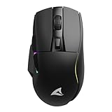 Sharkoon Skiller SGM50W Black, Wireless Optical Gaming Maus, RGB, PBT Button