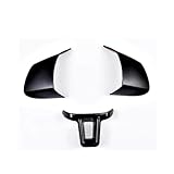 Getriebe Panel Trim Für Golf 6 MK6 Für Passat B7 Für CC Für Jetta Für Bora Für Polo Für Tiguan Für Caddy Für touran Für Sharan Lenkrad Abdeckung Schutzhülle Mittelkonsole Panel(Black-a)