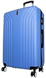 Warenhandel König Hartschalen Koffer Trolley mit Vier Rollen Palma24 - Farbe Hellblau - Gr. XL