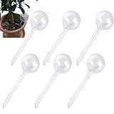 Norhogo 6 Stück Pflanzen Bewässerungskugel, Kunststoff Wasserspender für Topfpflanzen Automatisch Bewässerung Set Bewässerung Kugeln Wasserspender für Pflanzen Blumen