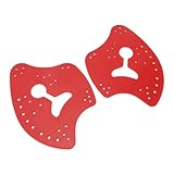 Schwimmhandflossen, Axtförmiges, Verzerrungssicheres PP-Silikon, Bequemes Handpaddel für den Pool (S 80 x 80 x 38 cm (31,5 Zoll L x 31,5 Zoll B x #16)