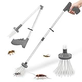Spinnenfänger, Insektenfänger, Handgehaltener Spinnenfänger mit Langem Griff, Spider Catcher, Spinnengreifer Extra Lang mit Klappgriff zum lebenden Fangen von Spinnen und Insekten