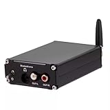 Fangxuee Verlustfreier HiFi-Decoder QCC5125 ES9039Q2M HD Bluetooth 5.0 Drahtloser Empfängeradapter -Dekodierung DC12V Schwarz