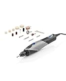 Dremel 2050 Stylo+ Multifunktionswerkzeug 9W Set (15 Zubehöre, Variable Drehzahleinstellung bis 22.000 1/min für Gravieren und andere kreative Aufgaben mit Glas, Holz, Leder, Stein) Kartonverpackung
