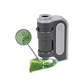 Carson MicroBrite Plus 60x-120x LED Taschenmikroskop mit asphärischem Linsensystem (MM-300)
