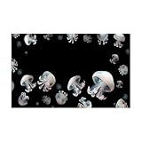 MZPOZB Juwel Rückwand Aquarium Hintergrund Aufkleber Poster Fisch Tank Dekoration Selbstklebende Tapete(41x61cm)