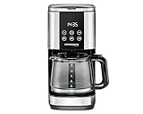 Rommelsbacher Filterkaffeemaschine FKM 1000-1,5 Liter Wassertank für 12 Tassen Kaffee, Glaskanne, Startzeitvorwahl, Warmaltefunktion, Aromafunktion, herausnehmbarer Filterträger 1x4