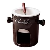 Qzdtue Candy Melting Topf, Fondue-Schmelztasse, Cheese Melting Pots, Chocolate Fondue-Tasse, Melting Mug, Candy Melting Ceramic Pots, Dessert Melting Pots, Ceramic Melting Mug for Fondue