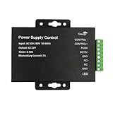Cenei DC 12V Türzugangskontrollsystem Schalter Netzteil 5A AC100-240V für Elektroschloss RFID-Zugangskontrollsystem