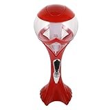 VOSAREA 1Stk Weinspender Party-Bierturm Brühflasche Cocktailspender Eisröhre Bierturm Heimspender kühlbehälter bierkühler zapfanlage auslaufsicherer Getränkespender Bierfass Plastik rot