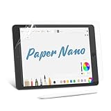MOBDIK 2 Stück Papier Schutzfolie für iPad 9. / 8. / 7. Generation (10,2 Zoll) Zeichnen Wie auf Papier, Blendfreiem, mit Easy Installation Kit