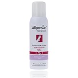 Allpresan Fuß spezial Nr. 5 Fußpuder-Spray gegen Schweißfüße - für ein trockenes Gefühl an den Füßen und in den Schuhen - mit beruhigendem Duft, 125 ml (2)
