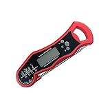 Cabilock Thermometer Zum Kochen Sofort Lesbares Fleisch Ofenfleisch Fleischsonde Lebensmittelsonde Rot Plastik