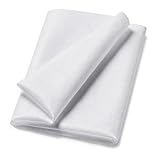 Yoosso 100 x 300cm Bügelvlies Weiß Aufbügelbare Vlies 50g/㎡ Einlagestoff zum Aufbügeln Leicht für Bügelfalten Nähhandwerk Basteln